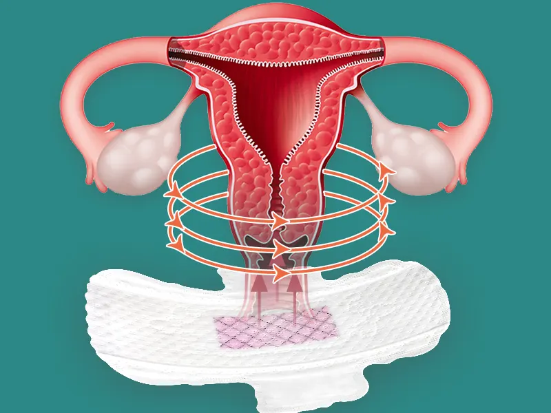 Benefit of graphene chip sanitary pads