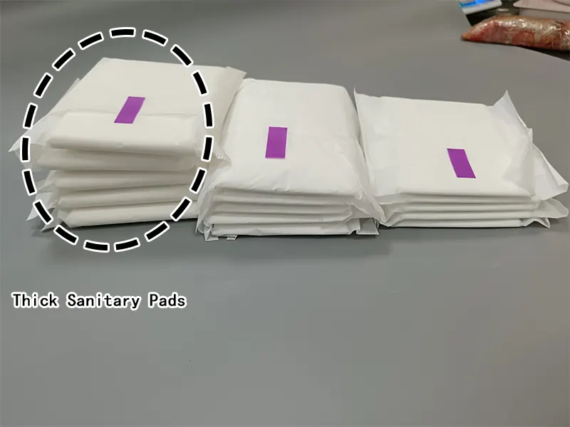 Thick sanitary pads